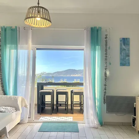 Maison De Vacances 4 Pieces Avec Vue Mer, Climatisation Et Parking A Porticcio - Fr-1-61-622