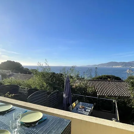 Vakantiehuis Maison De Vacances 4 Pieces Avec Vue Mer, Climatisation Et Parking A Porticcio - Fr-1-61-622 *