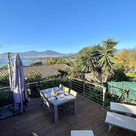 Maison De Vacances 4 Pieces Avec Vue Mer, Climatisation Et Parking A Porticcio - Fr-1-61-622 *
